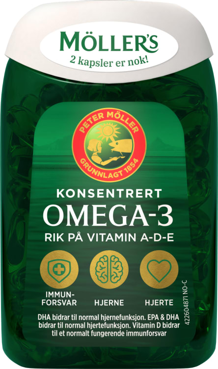 Omega 3 Kapsler Original 112stk Møllers