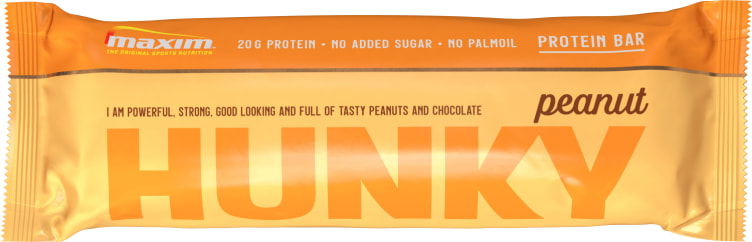 Bilde av Maxim Proteinbar Hunky Peanut 55g