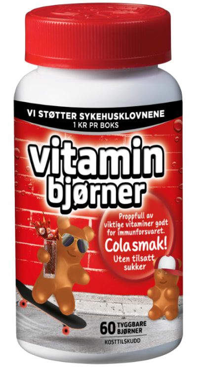 Bilde av Vitaminbjørner Cola 60stk Collett