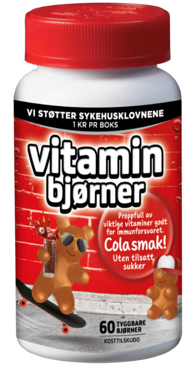 Vitaminbjørner Cola 60stk Collett