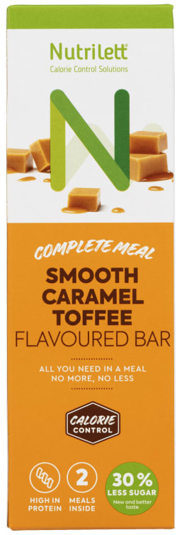 Nutrilett Smooth Caramel Bar 2x57g