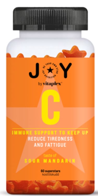 Joy C-Vitamin Mandarin 60stk Vitaplex