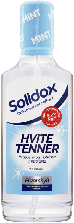 Solidox Munnskyll Hvite Tenner 500ml