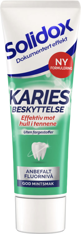 Solidox Tannkrem Kariesbeskyttelse 75ml