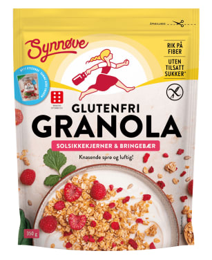 Granola Bringebær