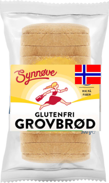 Grovbrød Gl.Fri 500g Synnøve Finden