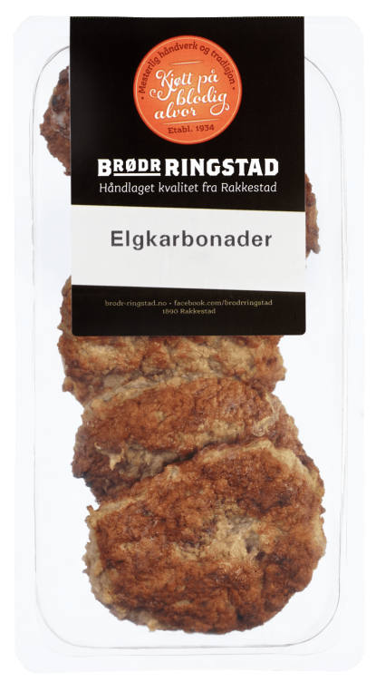 Elgkarbonader 450g Brødr Ringstad