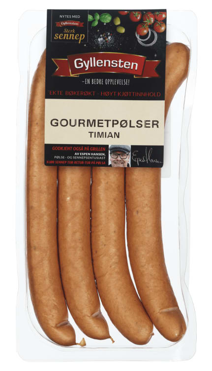 Gourmetpølse Timian 360g Gyllensten