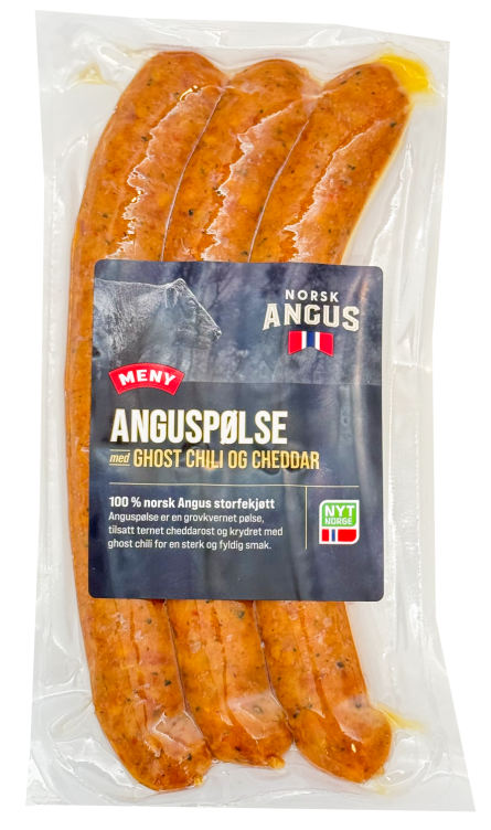 Angus Ghost&Cheddar Pølse 240g Prima Jæren