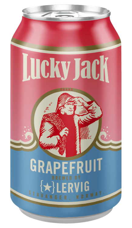 Bilde av Lucky Jack Grapefruit 0,33l boks Lervig