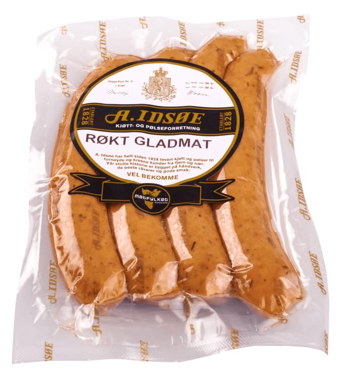 Gladmat Pølse Røkt 260g Idsøe