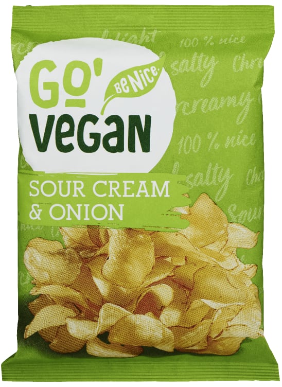 Go'Vegan Chips Sourcream&Onion 175g