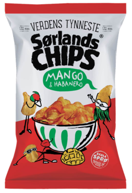 Sørlandschips Mango&Habanero 240g