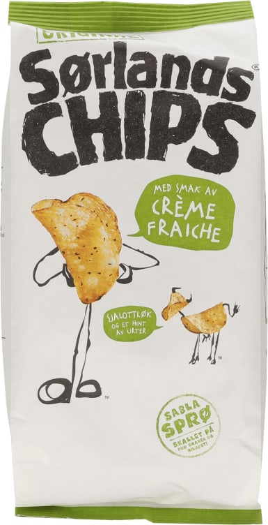 Sørlandschips Original Crème Fraîche 200g