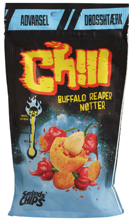 Bilde av Chill Chilinøtter Buffalo Reaper 110g Sørlandschips