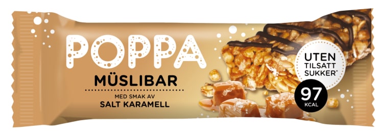 Product Image for Poppa Muslibar Salt Karamell 25g