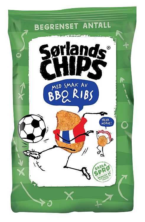 Sørlandschips Bbq Ribs 180g