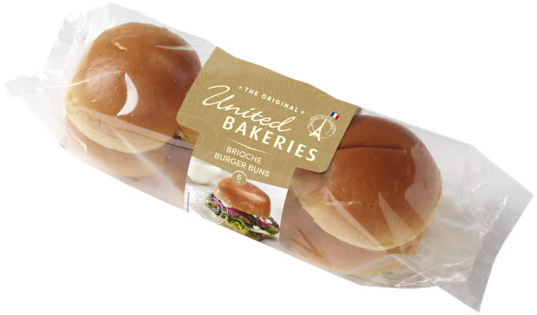 Product Image for Hamburgerbrød Brioche 300g United Bakeries