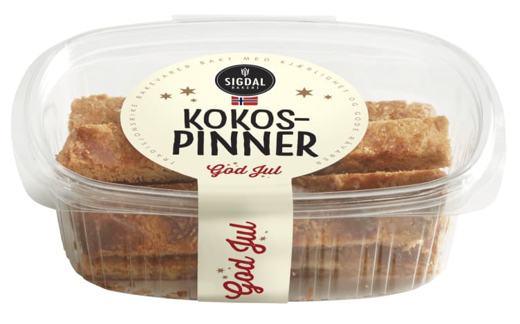 Kokos Pinner 160g Sigdal Bakeri