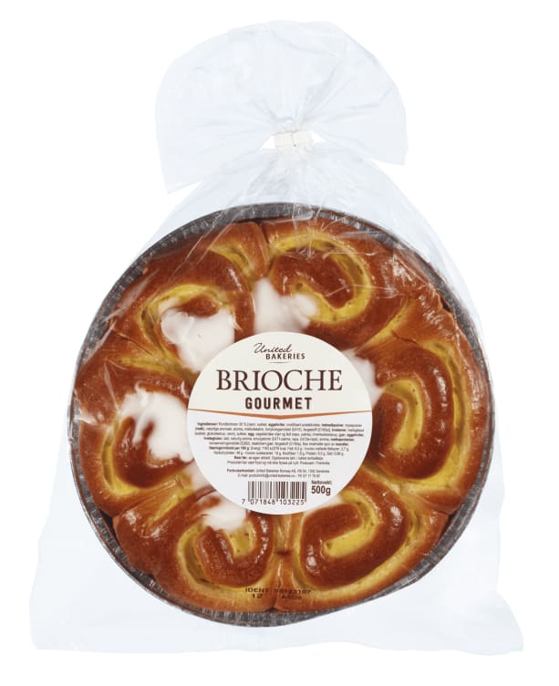 Brioche Gourmet 500g United Bakeries