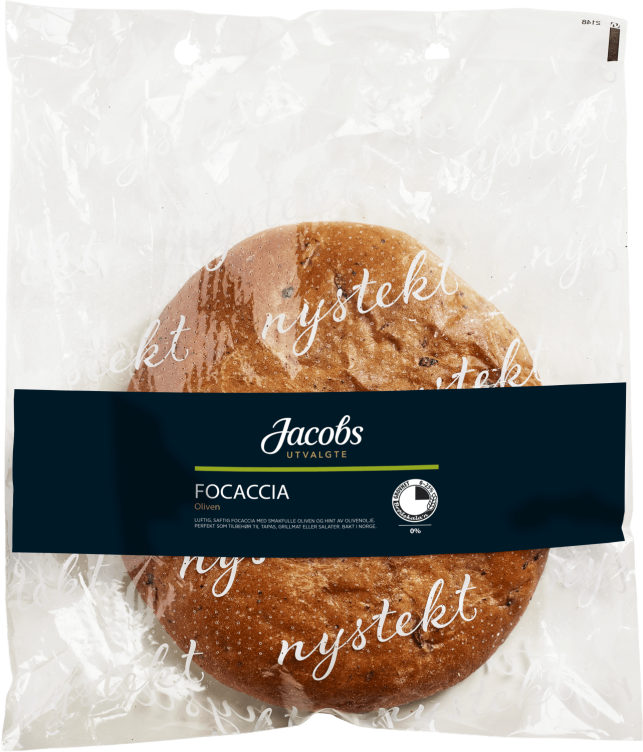 Jacobs Focaccia Oliven 500g United Bakeries
