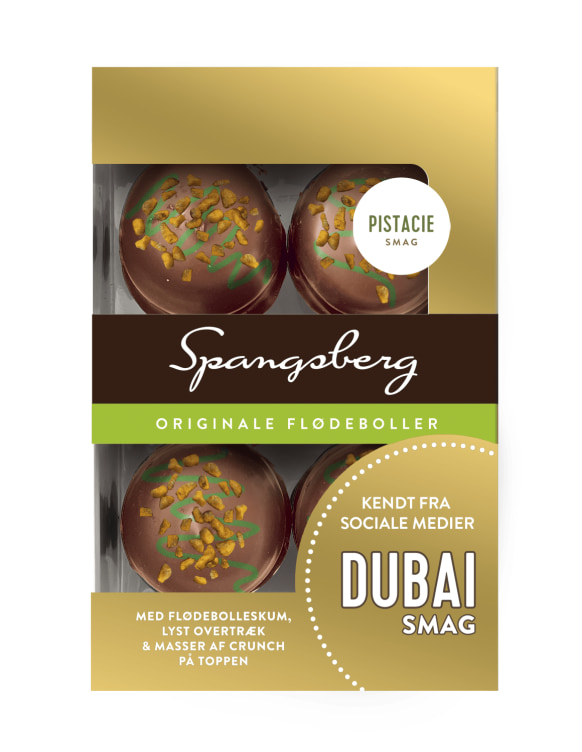 Flødeboller Dubai Pistasjsmak 124g