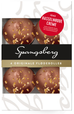 Flødeboller Hasselnødde 124g Spangsberg