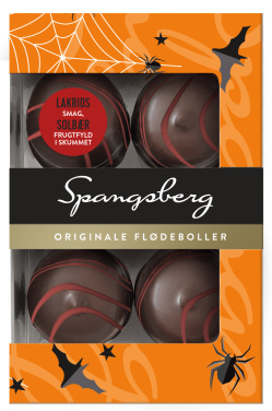 Flødeboller Lakris&Solbær124g United Bakeries