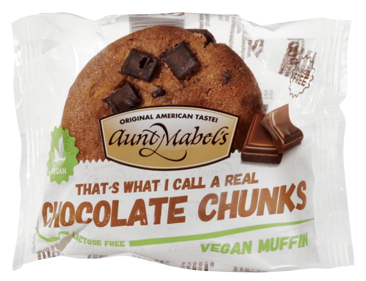 Muffins Chocolate Vegan 100g Aunt Mabels