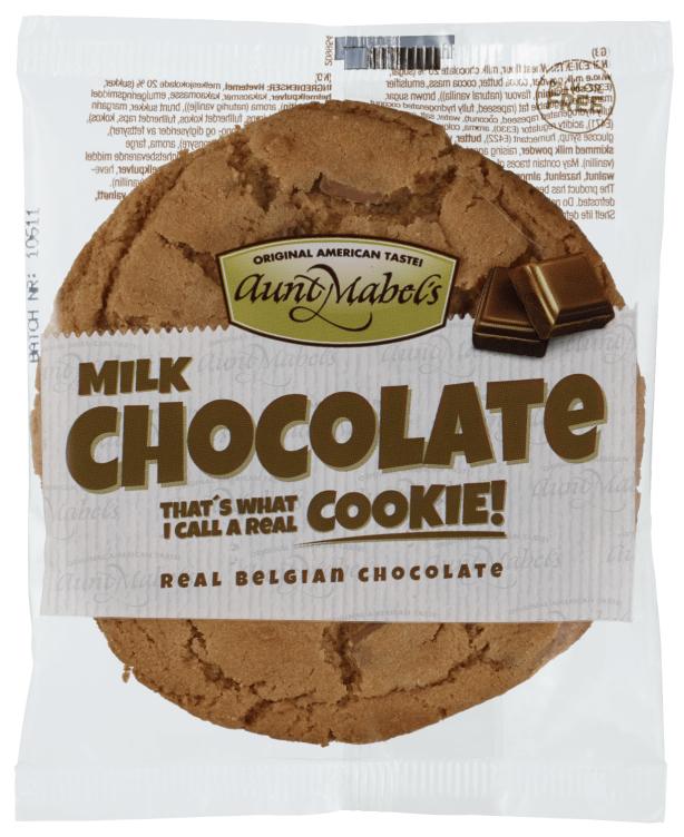 COOKIE MILK CHOCOLATE 100G AUNT MABELS