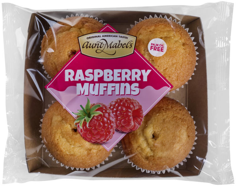Product Image for Muffins Raspberry 280g Aunt Mabels