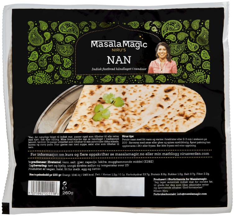 Naan Håndlagde 260g Masalamagic