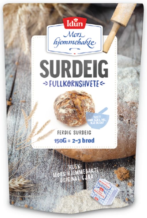 Bilde av Surdeig Fullkornshvete 150g Idun