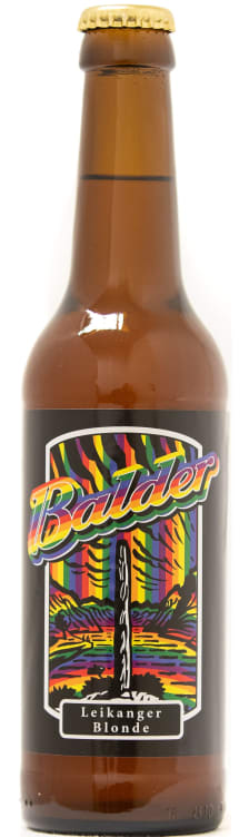 Leikanger Blonde 0,33l flaske Balder