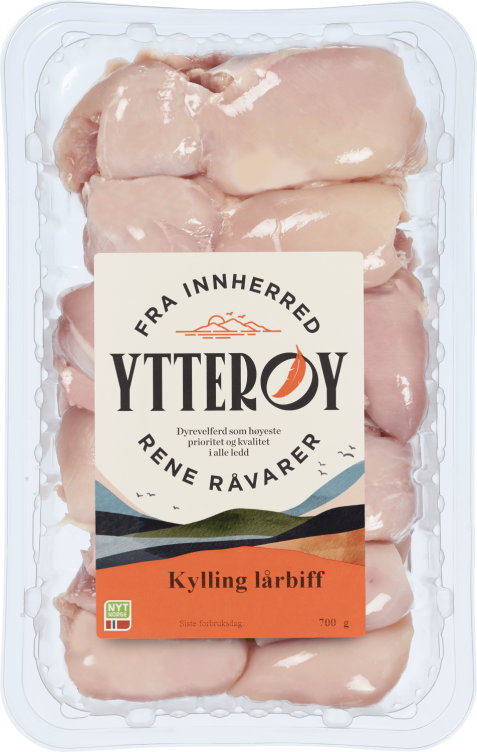 Kylling Lårbiff 700g Ytterøy