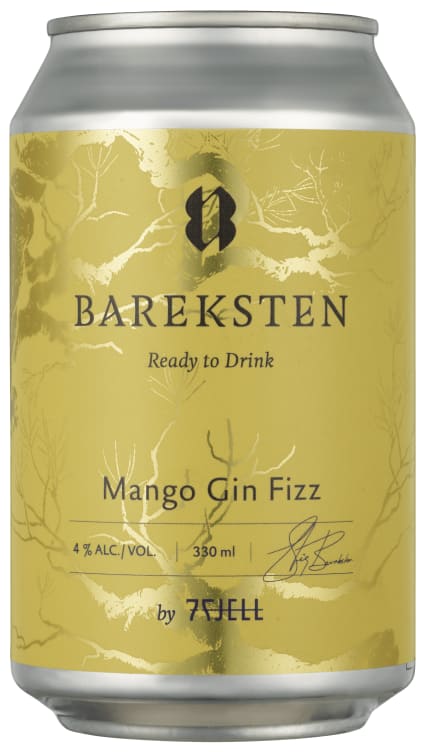 Gin Fizz Mango 0,33l boks Bareksten