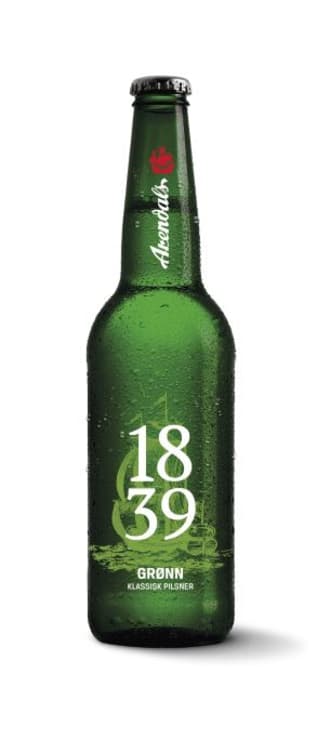 Arendals 1839 Grønn 0,33l flaske