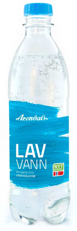 Lavvann 0,5l flaske Arendals