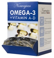Omega3 Porsjons-Poser 500stk Pharma