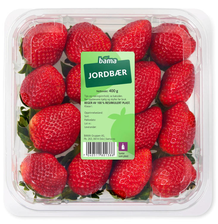 Jordbær 400g Import