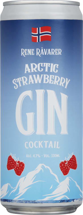 Norwegian Coctail Gin Strawberry 0,33l boks