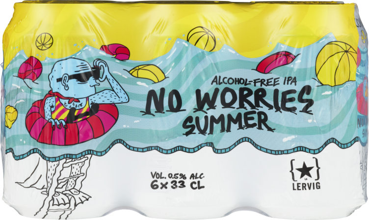 No Worries Summer 6bx Lervig