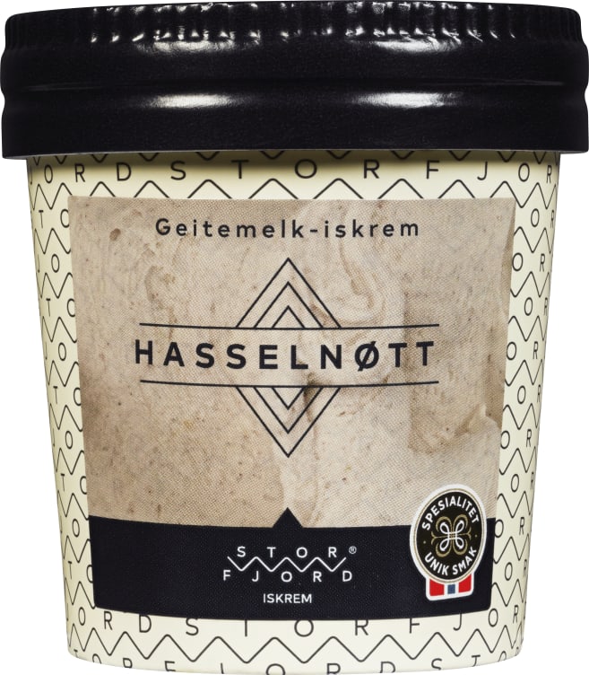 Hasselnøtt 140ml Storfjord Iskrem