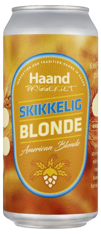 Skikkelig Blonde 0,44l boks Haandbryggeriet