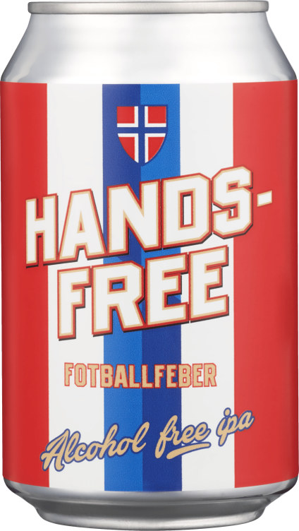 Handsfree Fotballfeber Alk.Fri 0,33l boks Haand