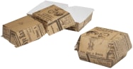 Hamburgerboks Medi Brun Avis 10,5x10,5x8