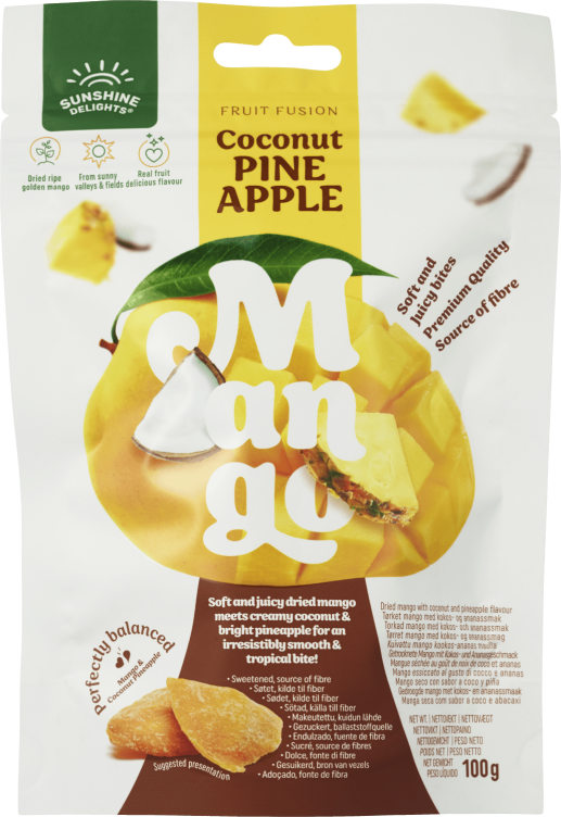 Coco Pineapple Mango 100g Sunshine Delights