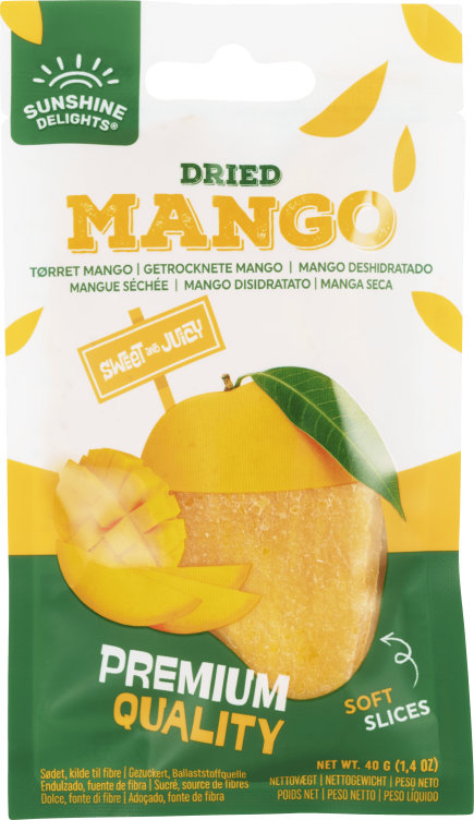 Mango Tørket 40g Sunshine Delights