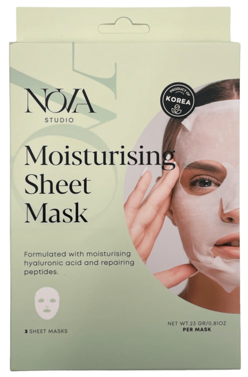 Product Image for Sheet Mask Moisturising 3stk Nova Studio