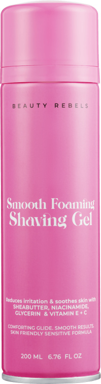 Shaving Gel Smooth Foaming 200ml Beauty Rebels
